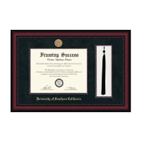 USC Trojans Legacy Medallion W/ Tassel Suede & Fillet 8.5 x 11 Diploma Frame BA/MA/PHD